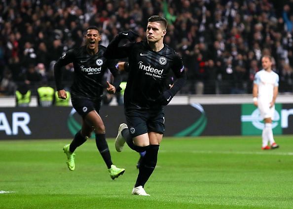 Jovic goals were crucial in Frankfurt's run in Europe this season